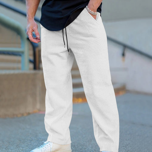Herren lässige und atmungsaktive Freizeithose mit elastischem Bund Echoarchiv