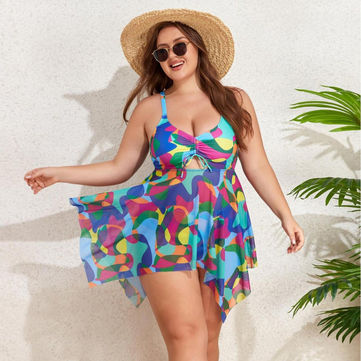 Damen Strandkleid mit lässigem Wickeldesign Echo Archiv