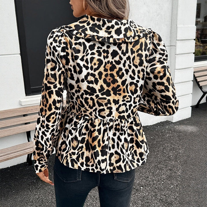Damen Verspielte Leopardenbluse Echo Archiv