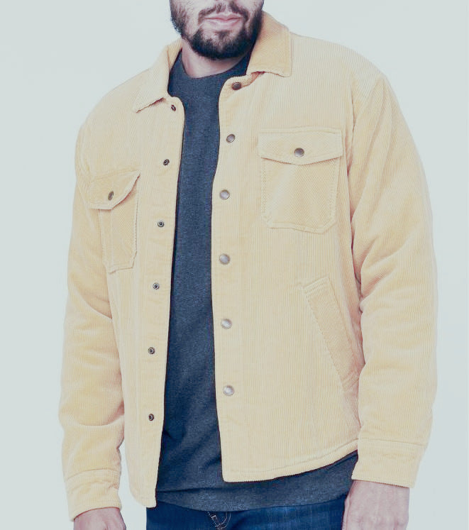 Herren Cordjacke mit praktischen Pattentaschen und weich gefüttertem Innenfutter Echoarchiv