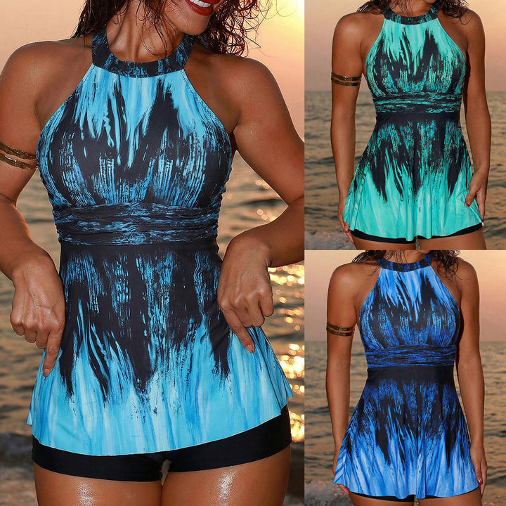 Damen Sportlicher Badeanzug mit Rock-Design Echo Archiv