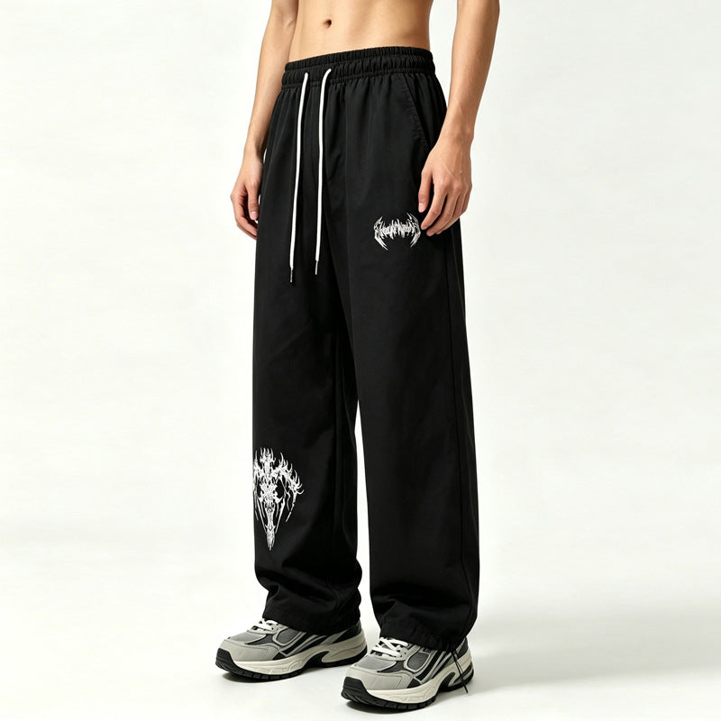 Herren Sportliche Freizeithose mit grafischem Druck Echo Archiv
