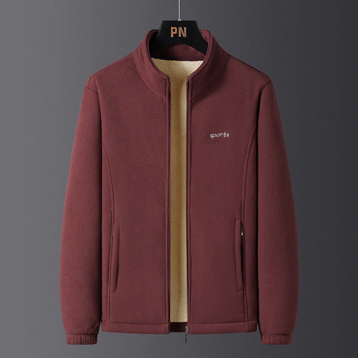Herren Fleecejacke mit kuscheligem Innenfutter Echoarchiv