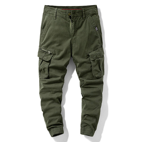 Herren Tapered‑Cargohose im Joggerstil mit Knieabnähern, Mehrfachtaschen und elastischen Knöchelbündchen Echo Archiv