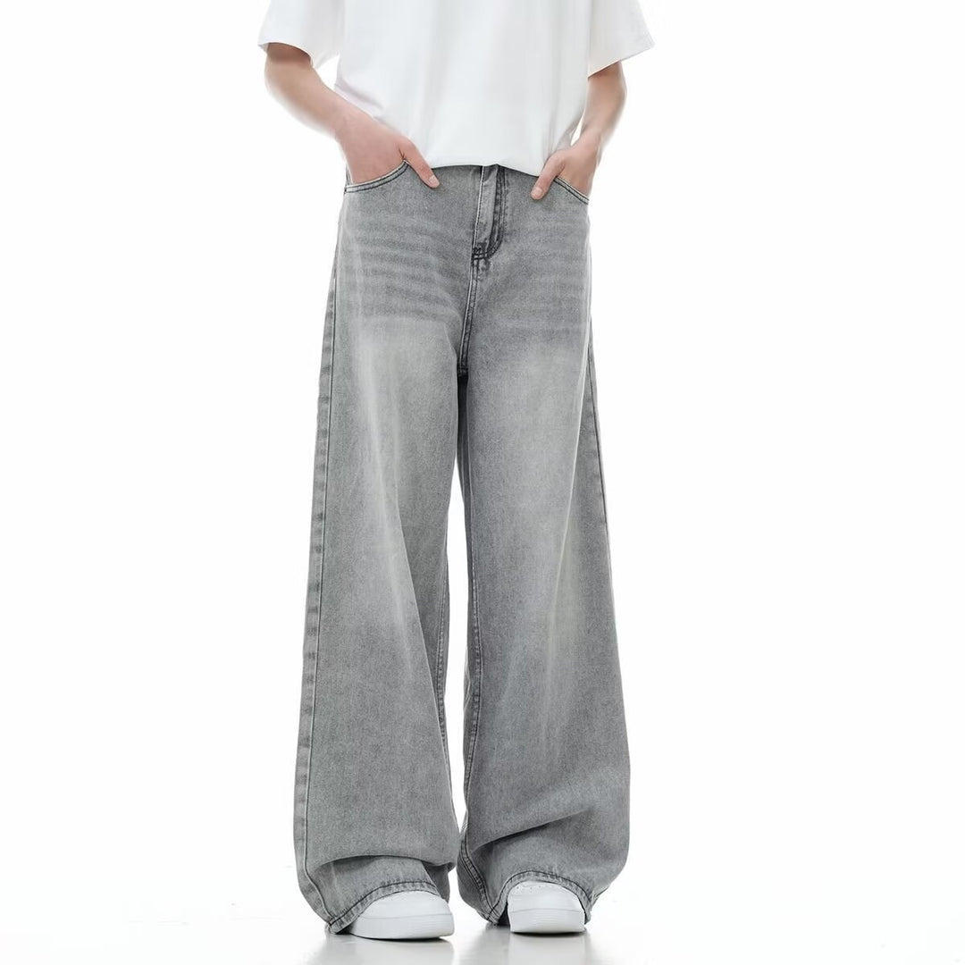 Damen Weitgeschnittene Jeans mit hohen Taillenbund Echo Archiv