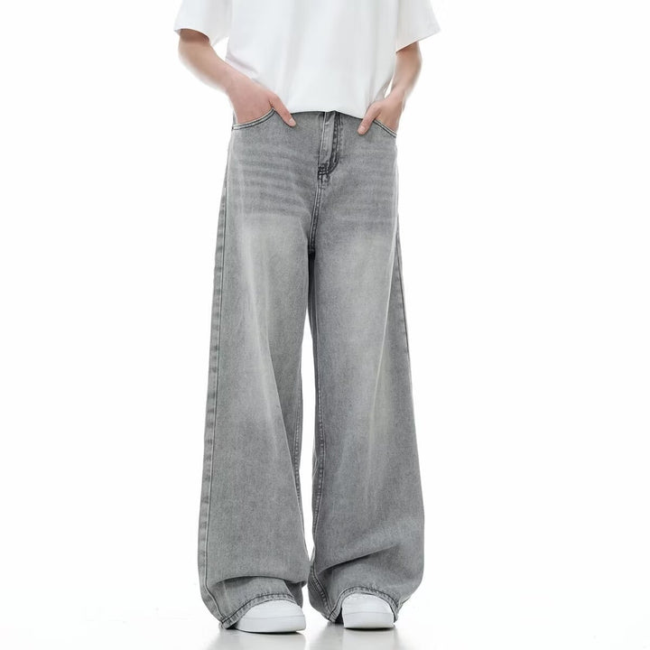 Damen Weitgeschnittene Jeans mit hohen Taillenbund Echo Archiv