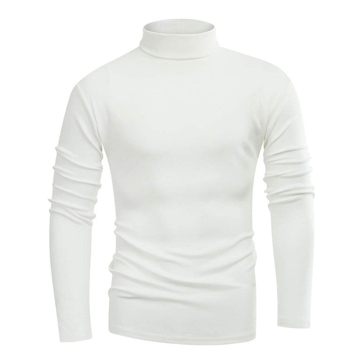 Herren Elegantes Langarm-Polohemd Echoarchiv