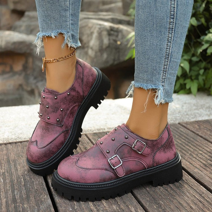 Damen Modische Plateau Schnürschuhe Echo Archiv