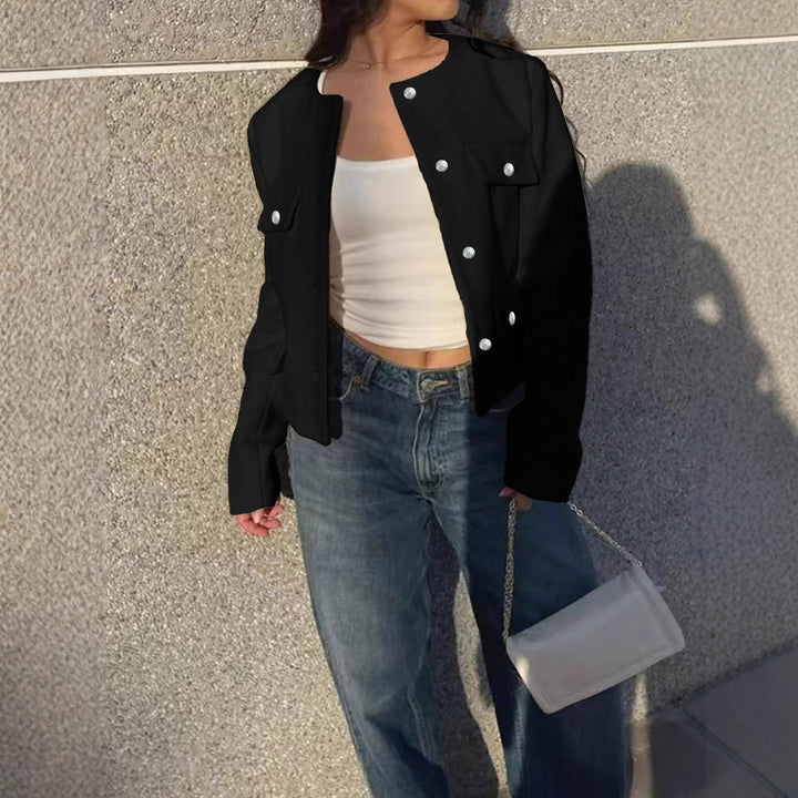 Damen Stilvolle und lässige Kurzjacke Echo Archiv