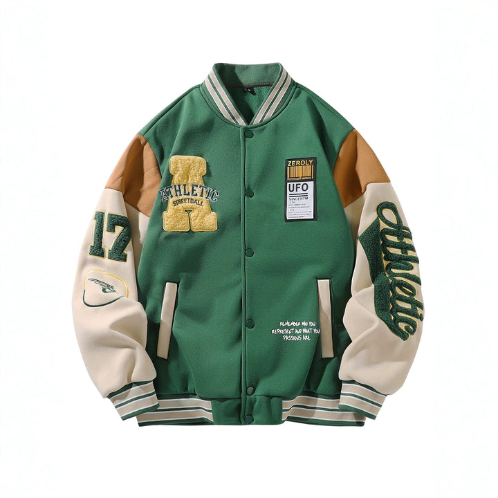 Herren Elegante College-Jacke Echo Archiv