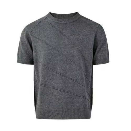 Herrenmode Strick T-Shirt mit Rundhals Echo Archive