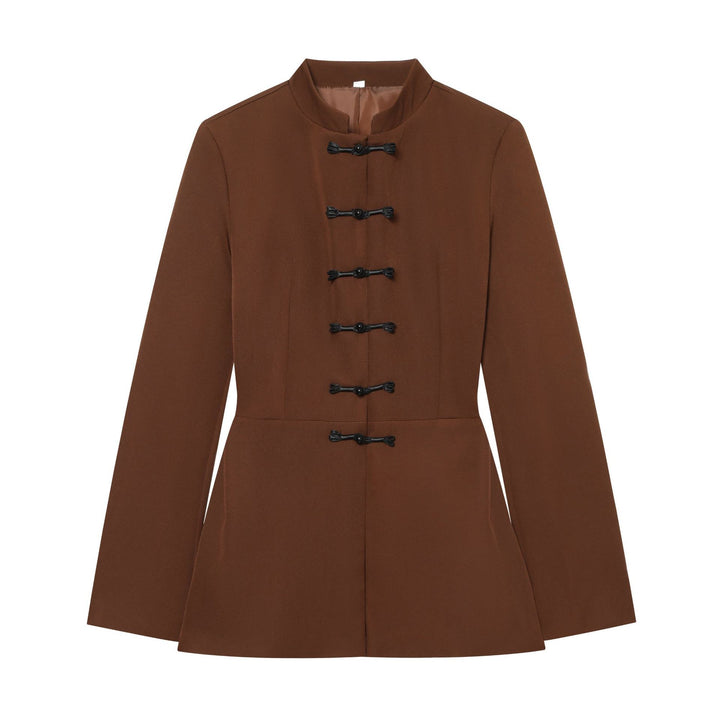 Damen Jacke mit Stehkragen und chinesischen Knebelverschlüssen Echo Archiv