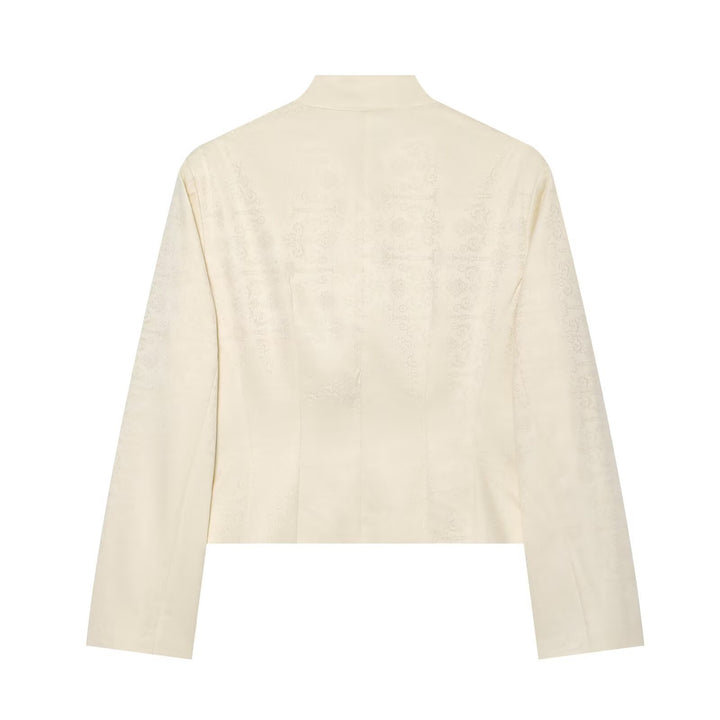 Damen Kurze Paradejacke mit Stehkragen, Zierbesatz und Reihenknöpfen Echo Archiv