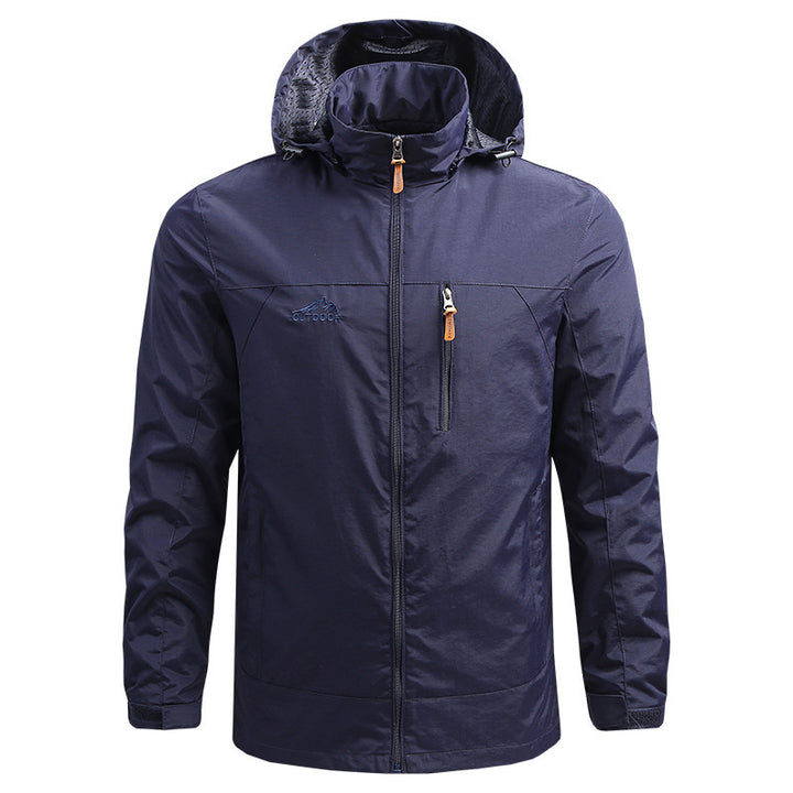 Herren Hochleistungs-Windjacke mit praktischen Taschen Echo Archiv