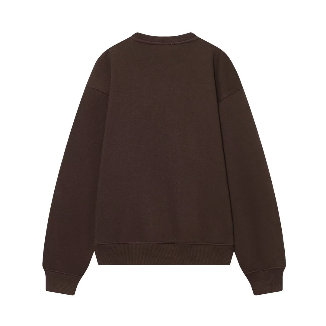 Damen weiter Sweatshirt mit dreidimensionaler Schleifen-Applikation und Rippbündchen Echo Archiv