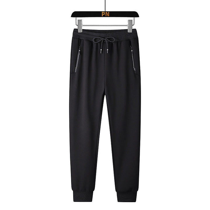 Herren Thermo-Fleece-Jogginghose mit angerauter Innenseite, Reflektierenden Reißverschlusstaschen und Kordelbund Echoarchiv