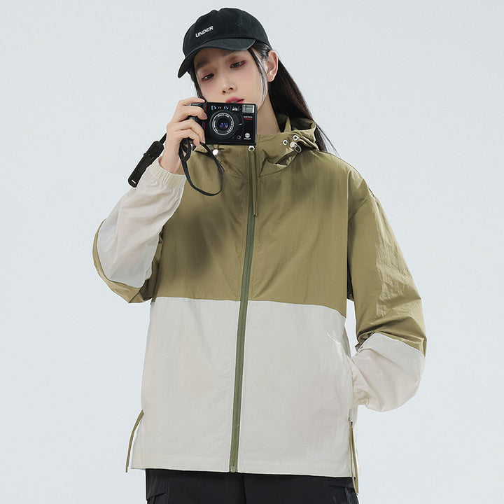 Herren Sportliche Windbreaker-Jacke Echoarchiv