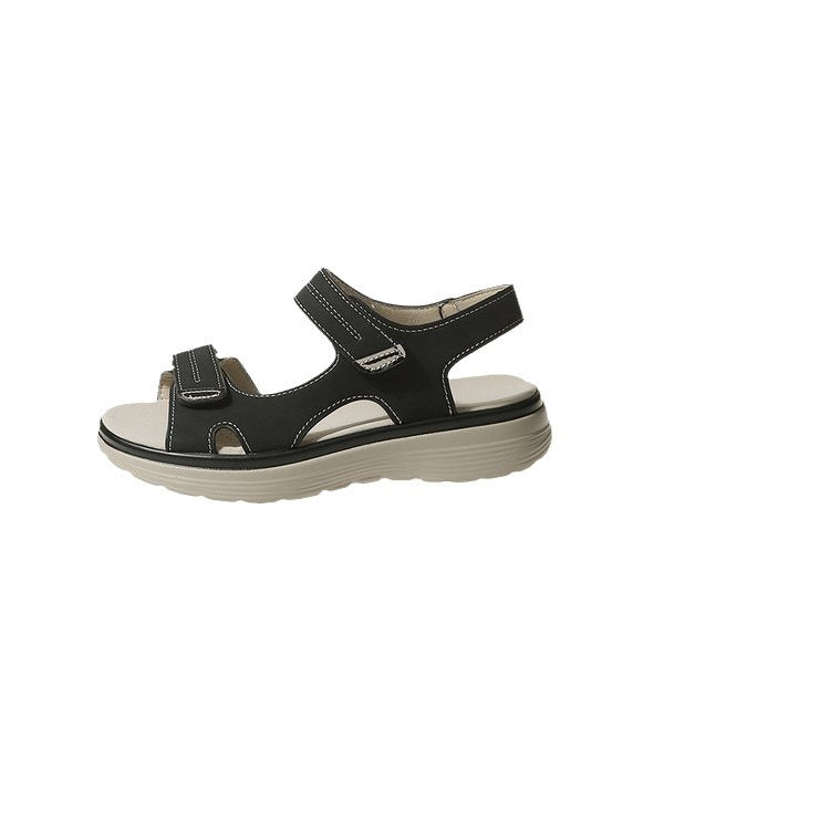 Damen Sportlich-elegante Komfort-Sandalen mit gepolstertem Fußbett und verstellbaren Klettverschlüssen – Sorelia