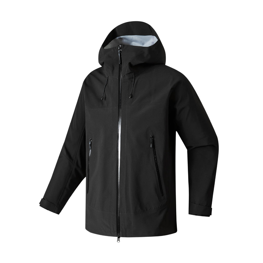 Herren wasserdichte Funktionsjacke mit verstellbarer Kapuze und praktischen Reißverschlusstaschen Echoarchiv