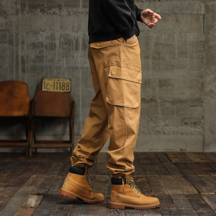 Herren Cargo-Joggerhose mit Utility-Taschen und elastischen Bündchen Echo Archiv