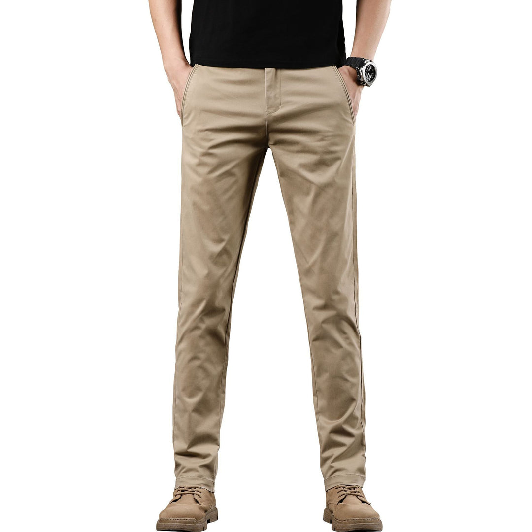 Herren Locker geschnittene Baumwoll-Chino mit Komfortbund und dezentem Stretch Echo Archiv