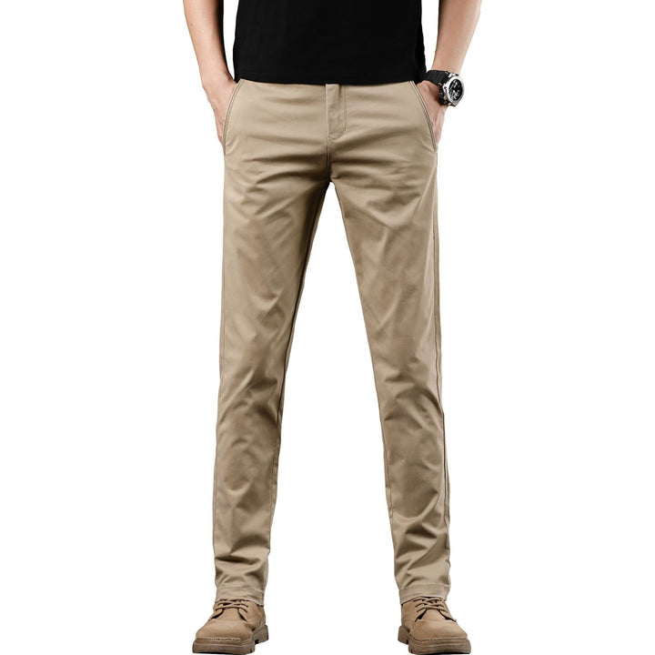 Herren Locker geschnittene Baumwoll-Chino mit Komfortbund und dezentem Stretch Echo Archiv