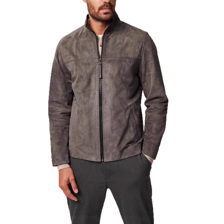 Herren elegante Wildlederjacke Echoarchiv