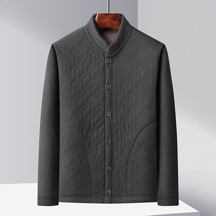Herren modische Steppjacke mit schmalem Kragen Echoarchiv