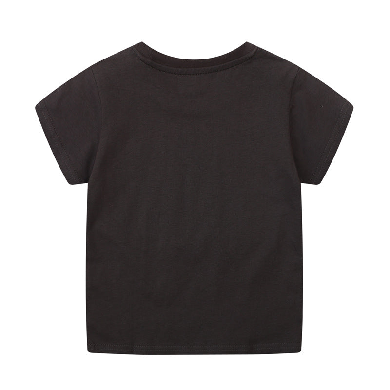 Jungen T-Shirt mit lustigem Nilpferd-Applikation Echo Archiv