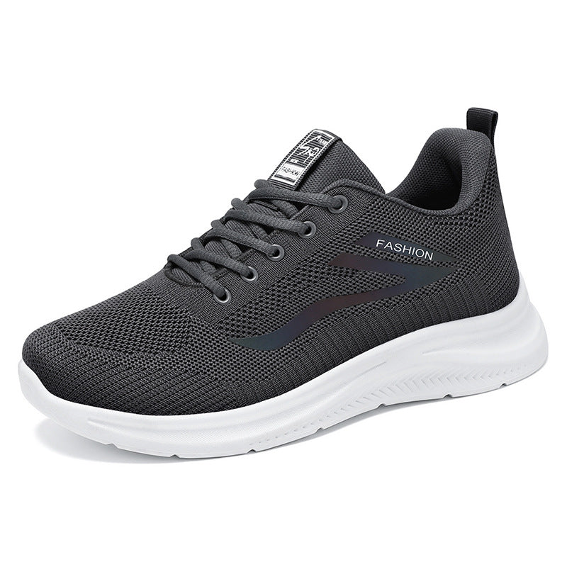 Unisex nan leichte Strickfreizeitsneaker mit gepolsterter Fersenstütze und rutschfester Profilsohle Echo Archiv