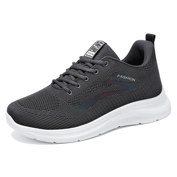 Unisex nan leichte Strickfreizeitsneaker mit gepolsterter Fersenstütze und rutschfester Profilsohle Echo Archiv
