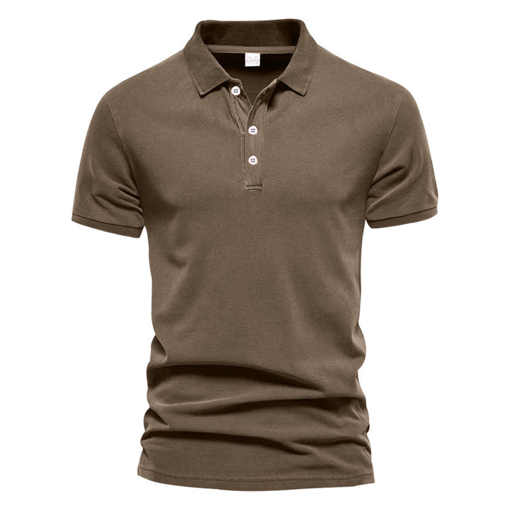 Herren Poloshirt aus atmungsaktivem Baumwollmix mit feuchtigkeitsregulierenden Eigenschaften Echoarchiv