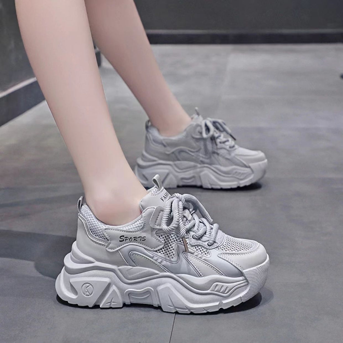 Damen Sportliche Chunky Sneakers – Névara