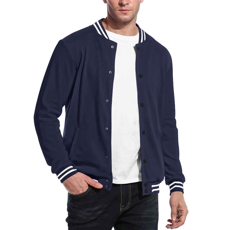 Herren Sport-Jacke im College-Stil mit praktischen Taschen und modernem Schnitt Echoarchiv