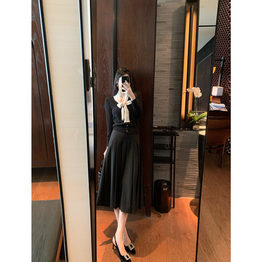 Damen Eleganter Plisseerock Echoarchiv