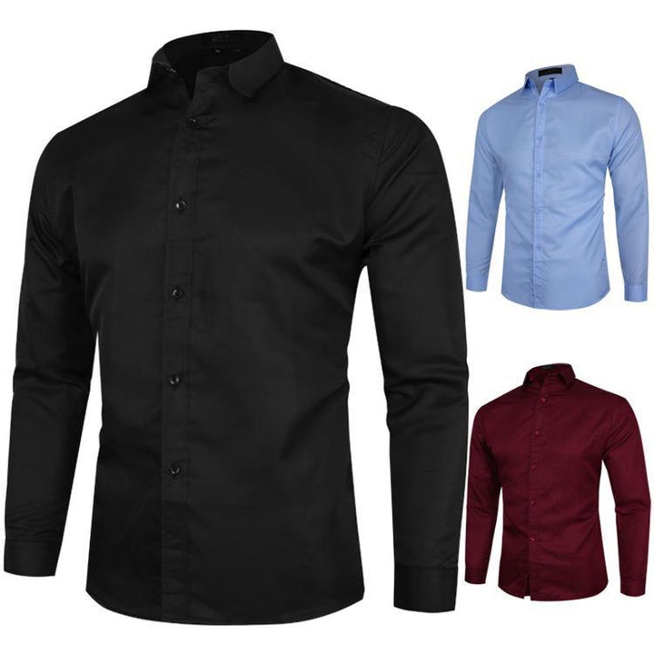 Herren nan Slim-Fit Businesshemd mit Kentkragen Stretchkomfort und bügelleichter Baumwollmischung Echo Archiv