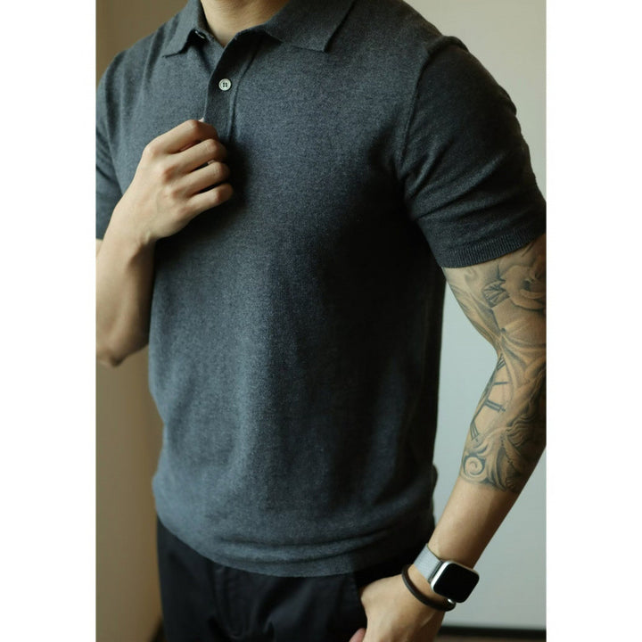 Herren Kurzarm Poloshirt aus hochwertiger Baumwolle Echo Archiv