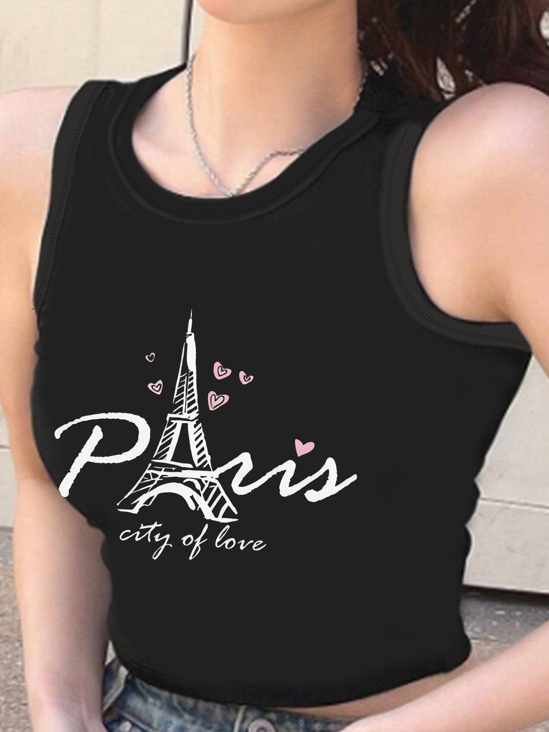 Damen Crop-Top mit kreativem Spruch und lässigem Schnitt Echo Archiv