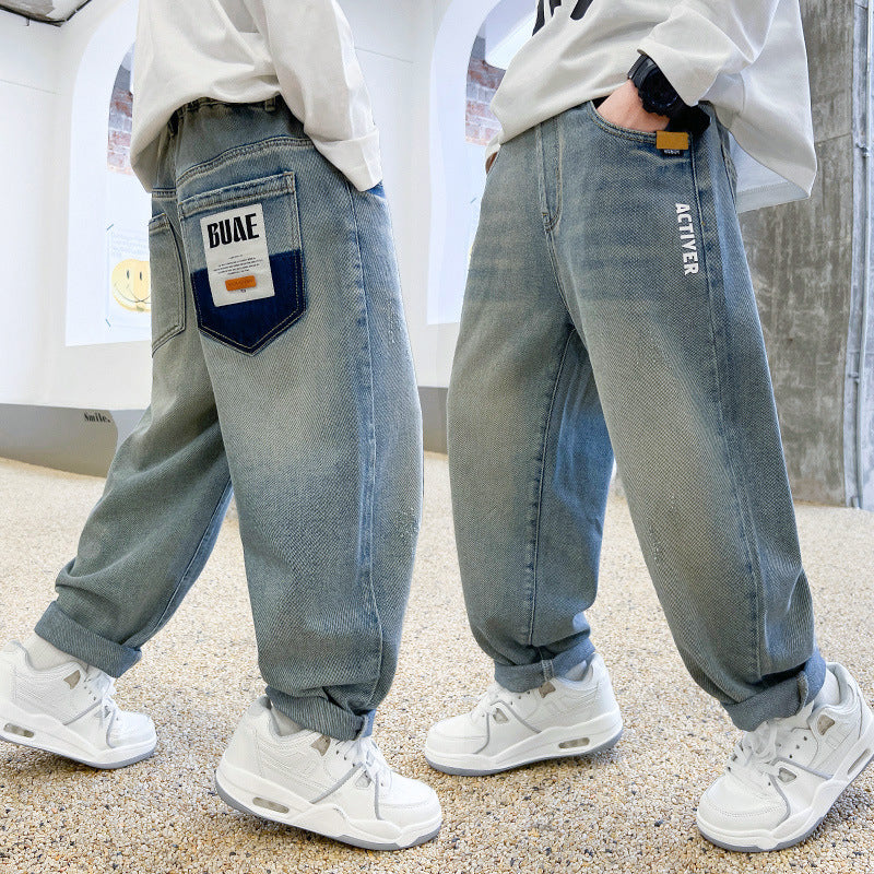 Herren modische Baggy-Jeans mit einzigartigen Taschen Echo Archiv