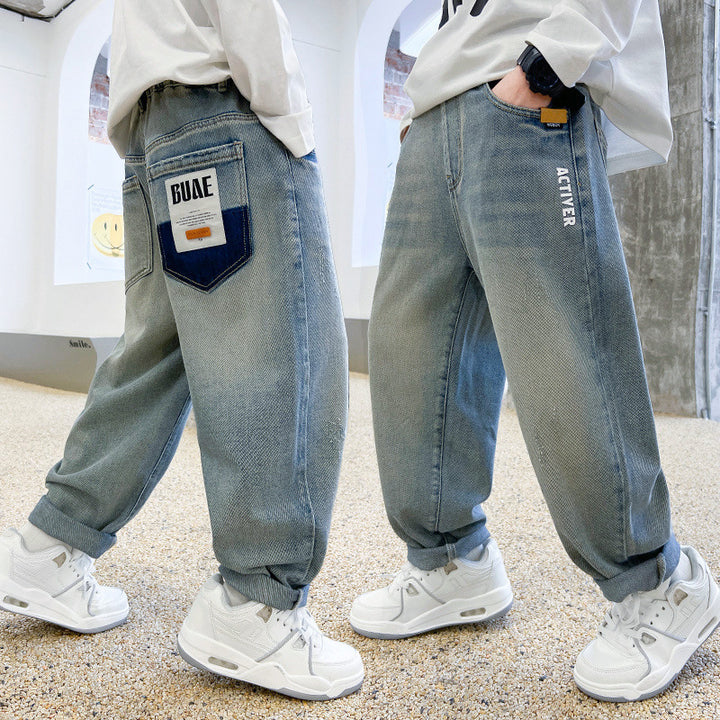 Herren modische Baggy-Jeans mit einzigartigen Taschen Echo Archiv