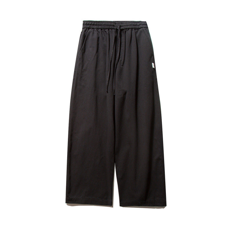 Unisex Weite Culotte-Hose mit elastischem Bund und Kordelzug Echo Archiv