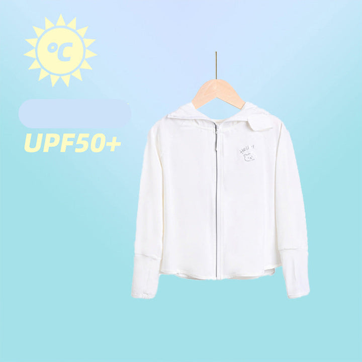 Damen performante UV-Schutzjacke mit Kapuze Echo Archiv