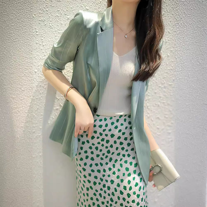 Damen Elegante und vielseitige Blazerjacke Echoarchiv