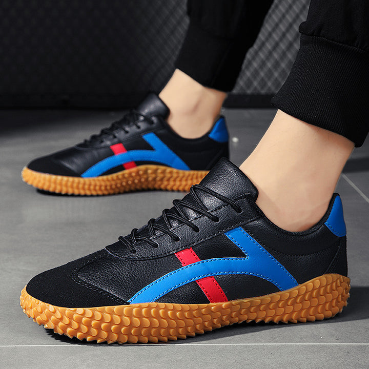 Unisex nan retro-urbaner Mesh-Sneaker mit profilierter Gummilaufsohle und Veloursleder-Zehenkappe Echo Archiv