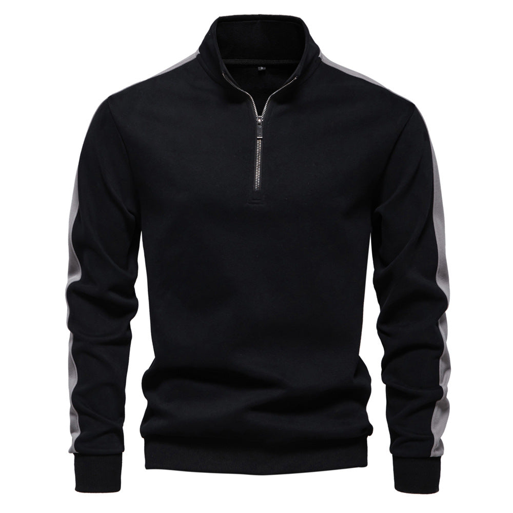Herren Sportpullover mit Stehkragen Echoarchiv