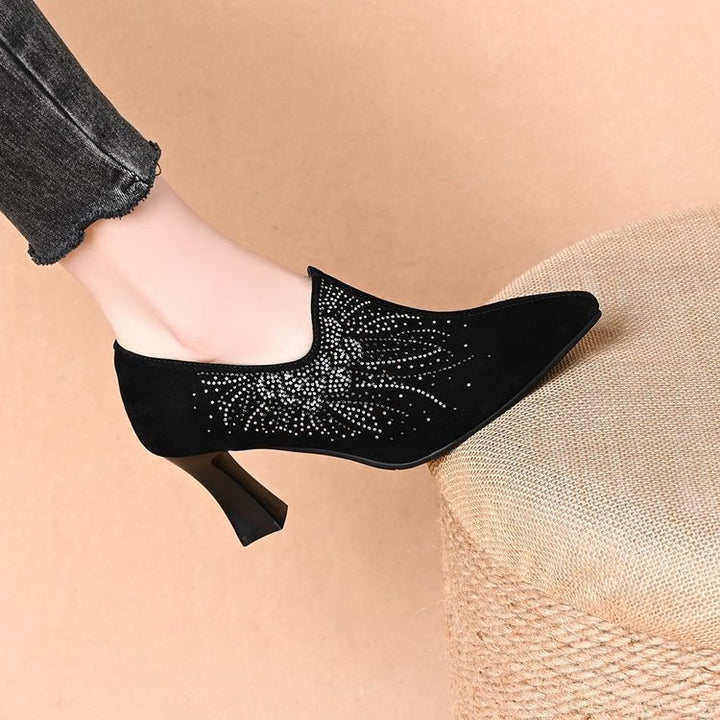 Damen Elegante Stiefeletten mit Glitzerverzierungen Echo Archiv