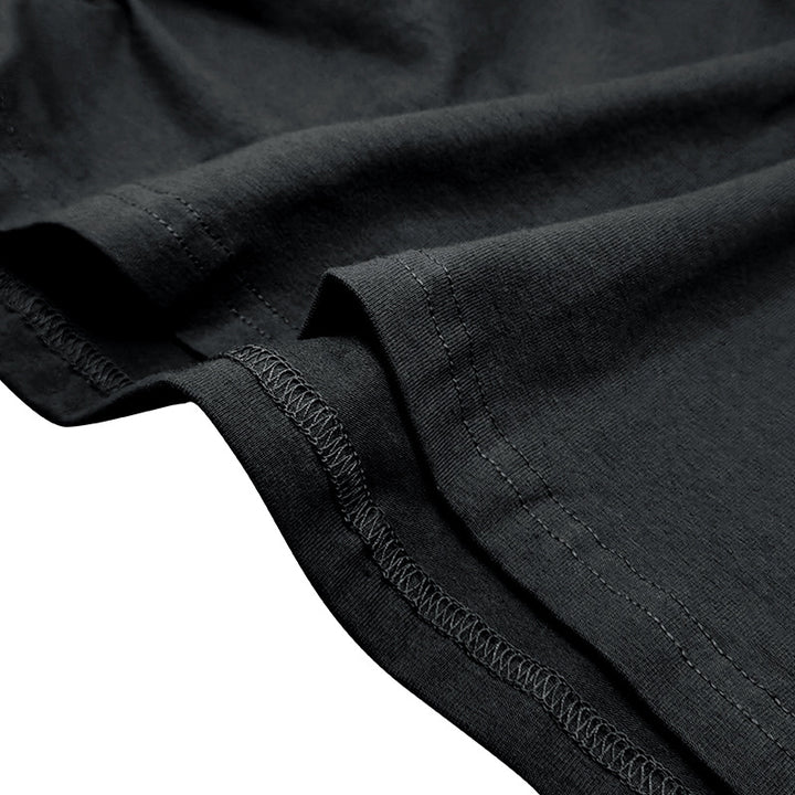 Herren langärmliges Hoodie-T-Shirt mit lässigem Schnitt und atmungsaktivem Material Echoarchiv