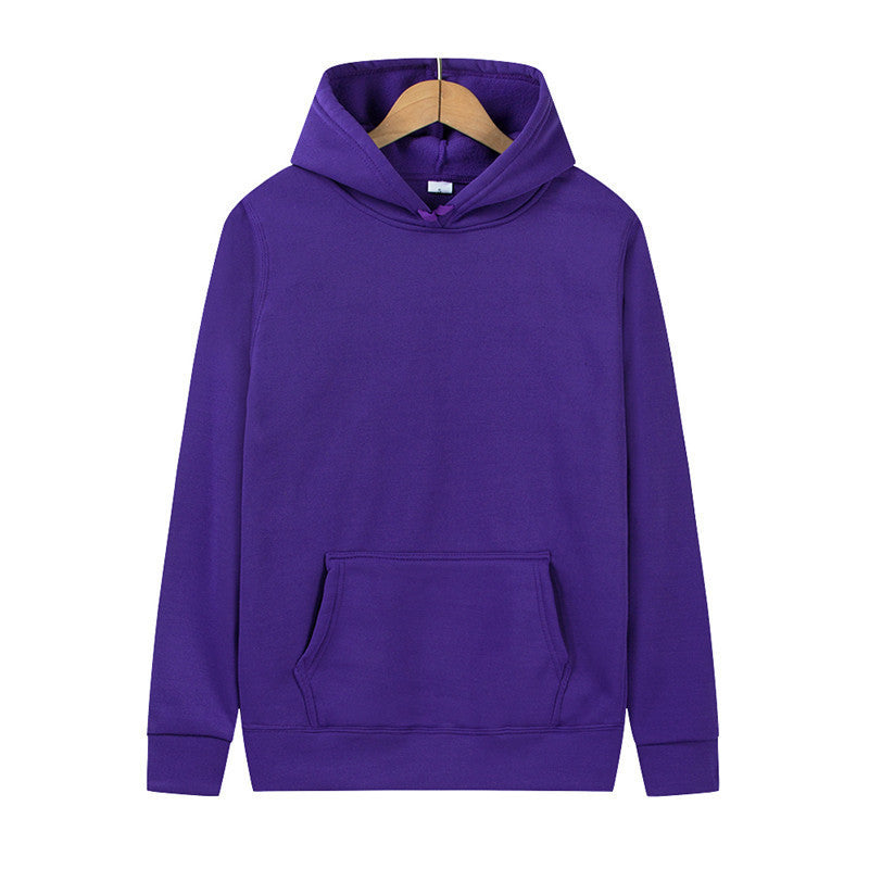 Unisex minimalistischer Kapuzenpullover ohne Reißverschluss mit innen angerautem French-Terry und integrierter Kängurutasche Echo Archiv