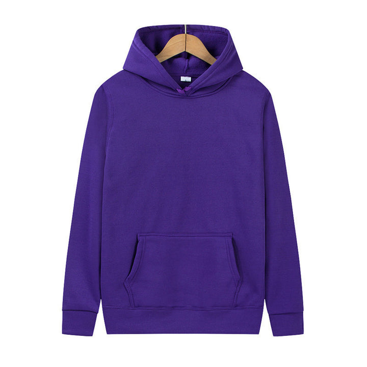 Unisex minimalistischer Kapuzenpullover ohne Reißverschluss mit innen angerautem French-Terry und integrierter Kängurutasche Echo Archiv
