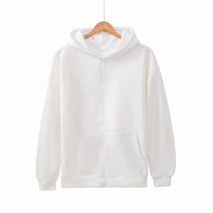 Unisex nan leichter Reißverschluss-Hoodie mit innen angerautem French-Terry, flachen Nähten und Kängurutaschen Echo Archiv